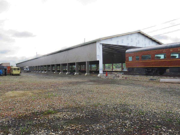 new car shed construction